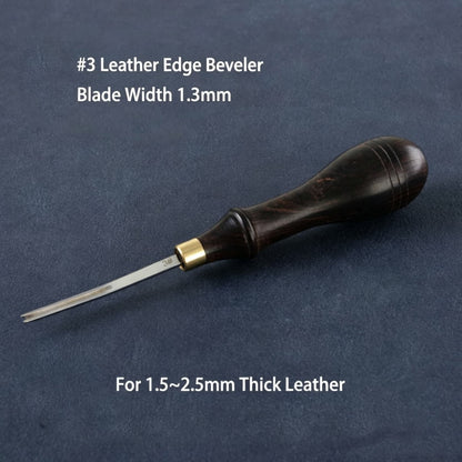 Ebony American Straight Leather Edge Beveler Belt Rounding Trimmer DIY Tool