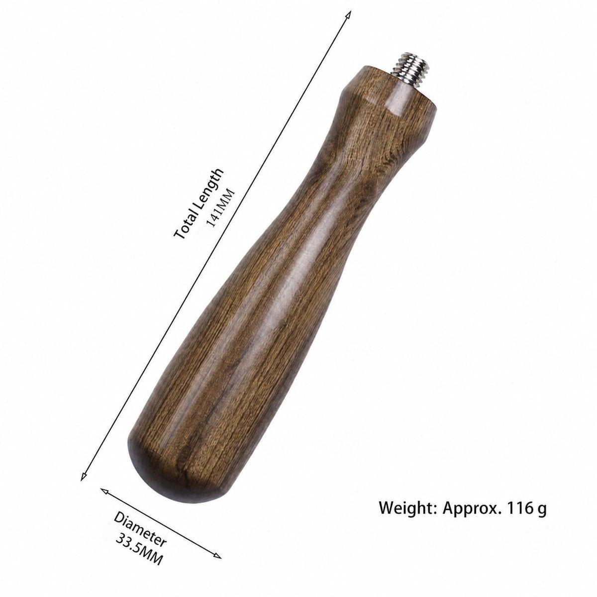 Universal Coffee Machine Wood Handle Replacement Red Rosewood Blackwood Walnut