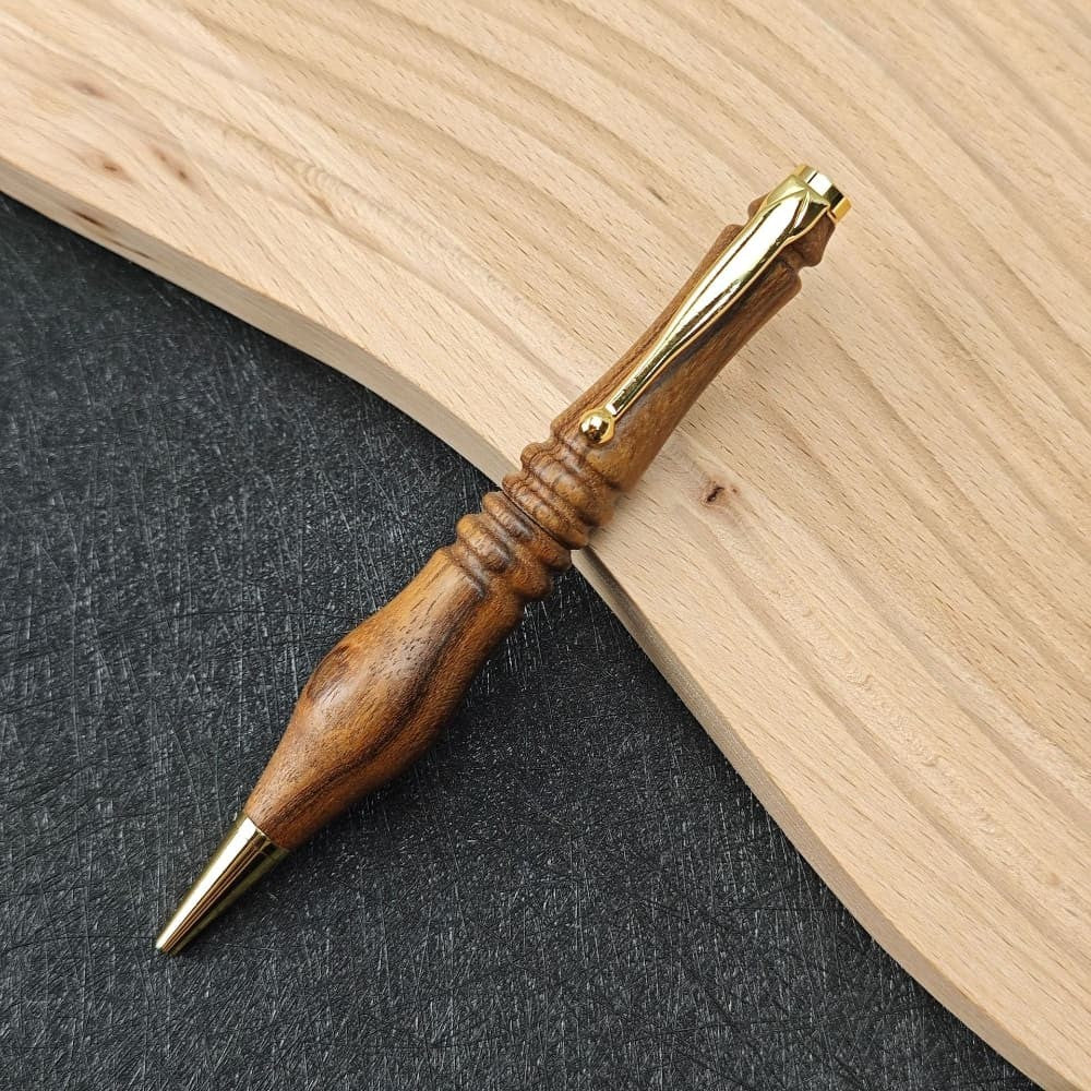 Ebony Wood Click Ballpoint Pen Creative Gift Wooden Pen Customizable Handmade