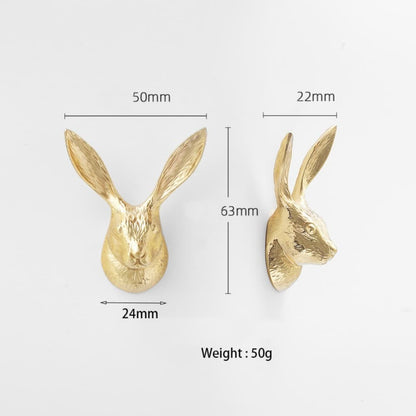Animal Brass Cabinet Drawer Pull Handle Wardrobe Cupboard Furniture Hardware