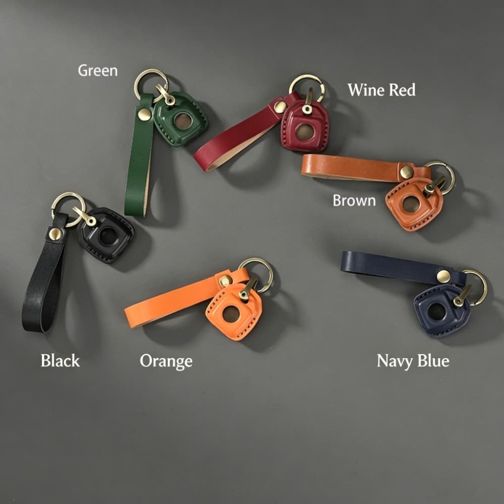 Genuine Leather Smart Key Case for 2025 Harley Pan America Sportster Fat Boy