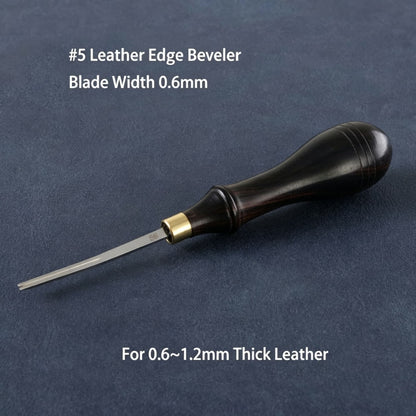 Ebony American Straight Leather Edge Beveler Belt Rounding Trimmer DIY Tool