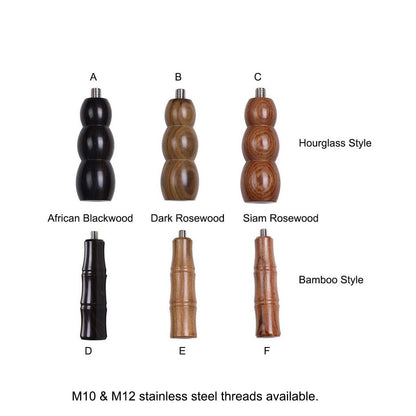 Universal Coffee Machine Wood Handle Replacement M10 M12 Rosewood Blackwood