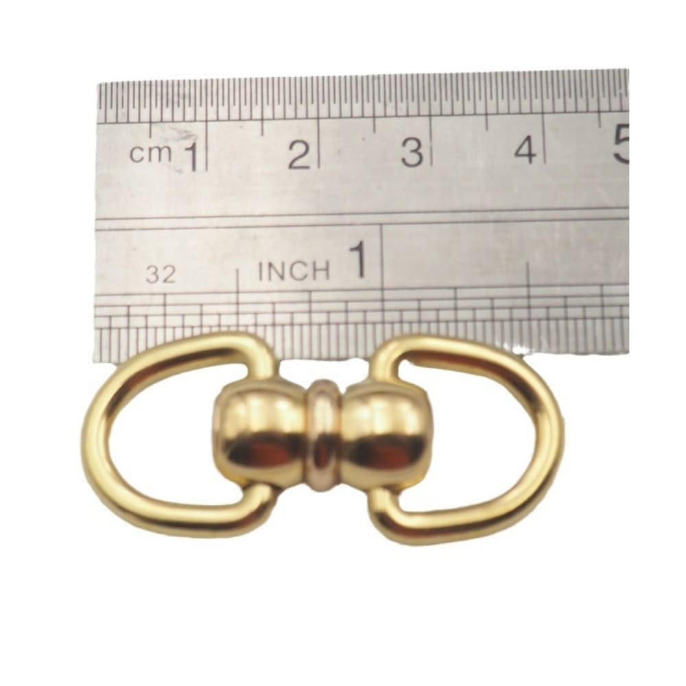 Solid Brass Swivel Figure 8 Ring Pet Leash Connector Bag Strap Hardware Link DIY