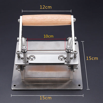 Stainless Steel Leather Craft Thinning Machine Manual Cutting Peeler DIY Tools A