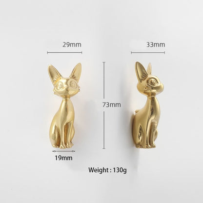 Animal Brass Cabinet Drawer Pull Handle Wardrobe Cupboard Furniture Hardware