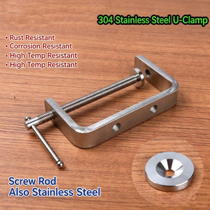 High Quality Stainless Steel G Clamp Leather Craft Woodwork C Joiner DIY Tools