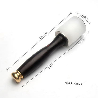 Leather craft Wooden Handle Carving Mallet DIY Stamping Tool Hammer Multi Size