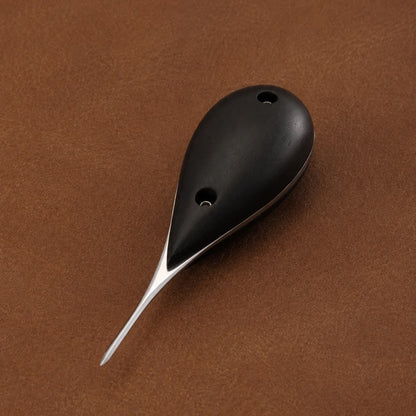 Premium French Leather Craft Round Diamond Flat Awl Hand Stitching Tools