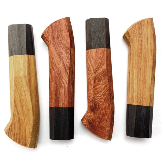 Japanese Knife Handle Solid Wood for Chef Santoku Yanagiba Deba Knives DIY