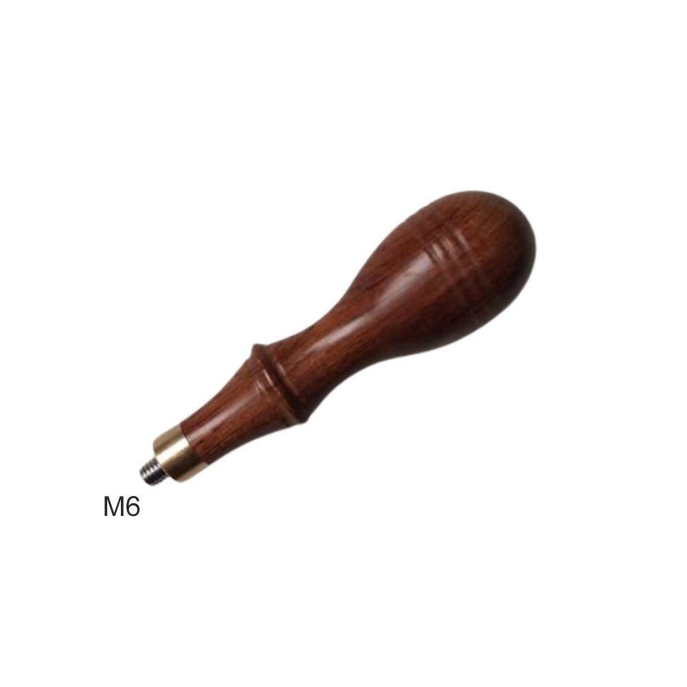 Custom Made Wooden Handle Replacement With M6 Screw for Espresso Machine DIY