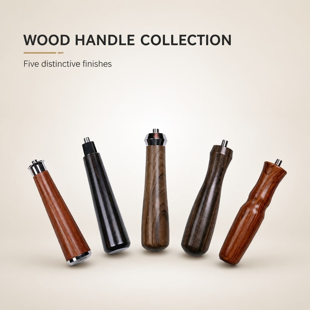 Universal Coffee Machine Wood Handle Replacement Red Rosewood Blackwood Walnut