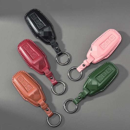 Handmade Genuine Leather Car Key Case for 2025 Audi A5L Q5L
