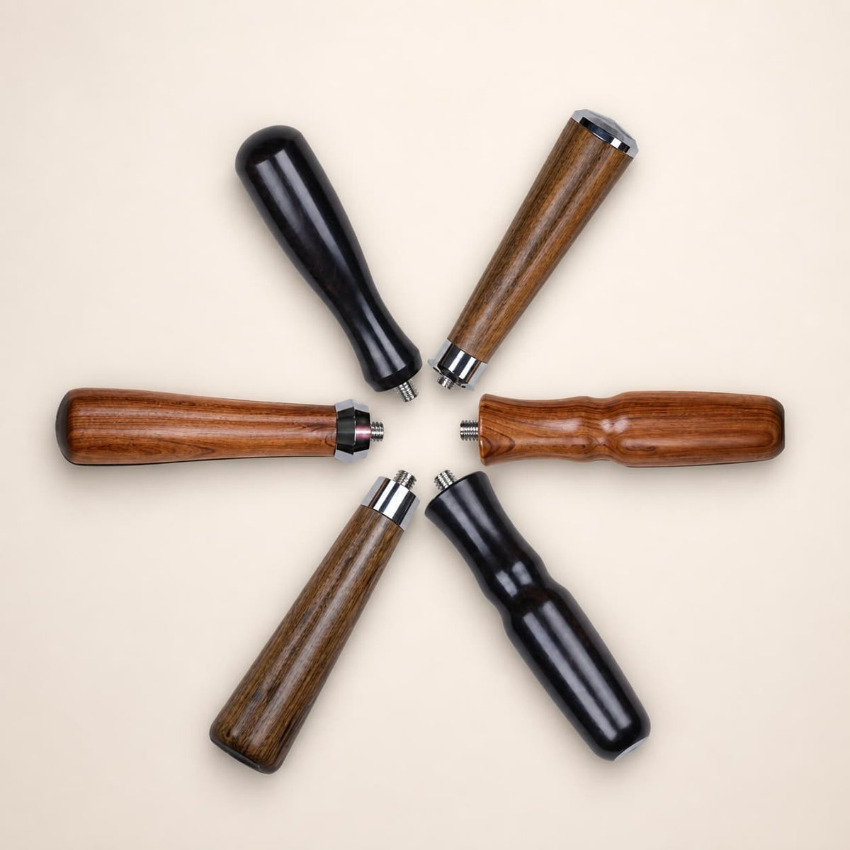 Universal Coffee Machine Wood Handle Replacement Red Rosewood Blackwood Walnut
