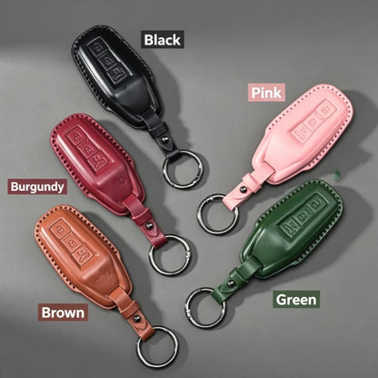Handmade Genuine Leather Car Key Case for 2025 Audi A5L Q5L