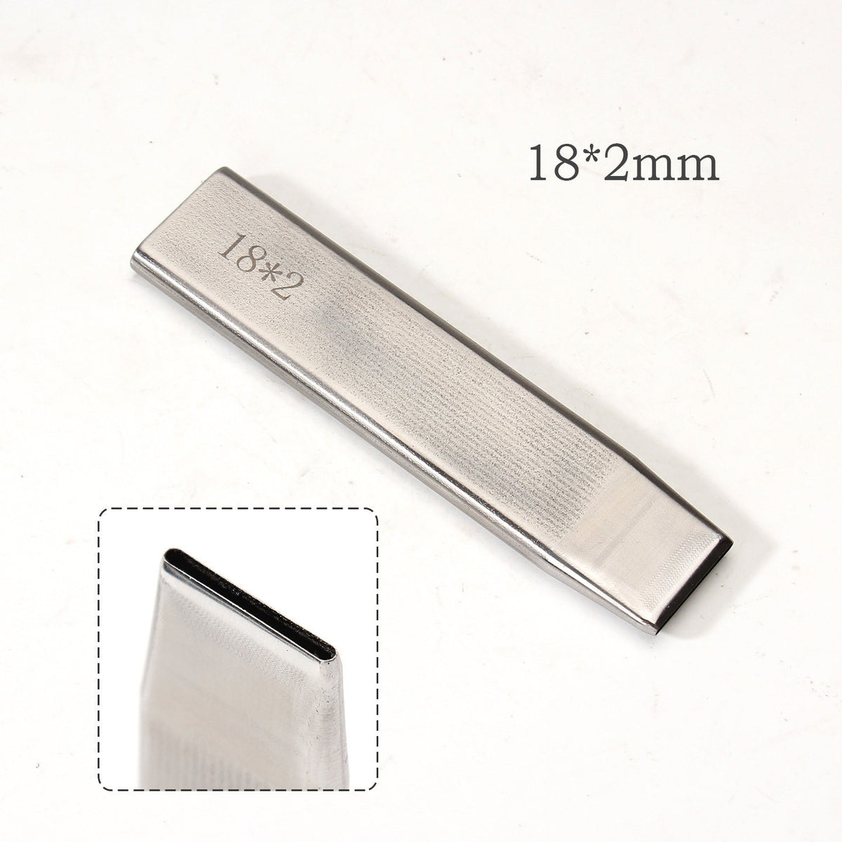 Leather Craft Belt Hole Punch Oval Flat Straight Teardrop Single DIY 440C Tool