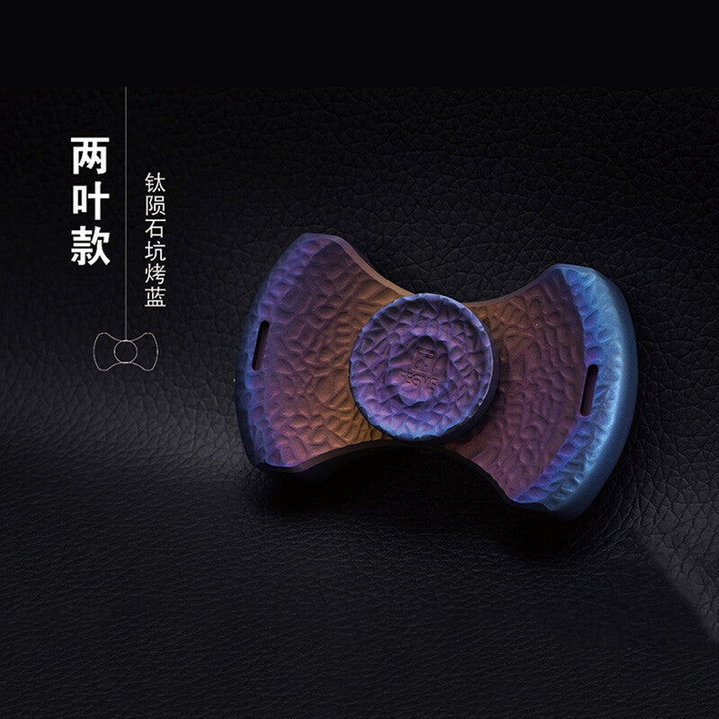 FEGVE Fidget Hand Spinner Titanium/Brass Alloy Finger focus Toy EDC Gift