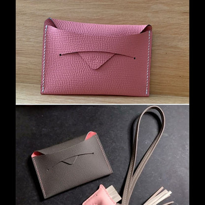 DIY Leather Card Holder Template Acrylic Stencil Kraft Paper Pattern Tool
