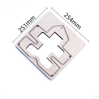 Japanese Steel No Sew Cutting Die Template for Leather Card Case Coin Purse DIY