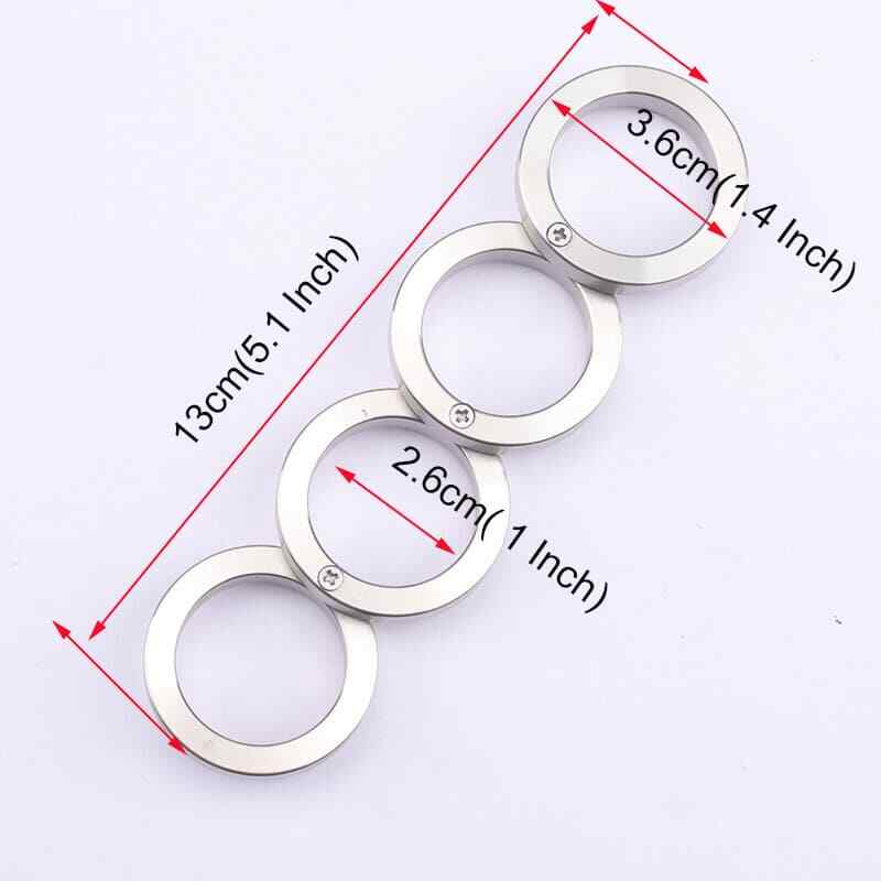 New Edition 201 Stainless Steel Mini Collector Ring EDC Decompression Toy
