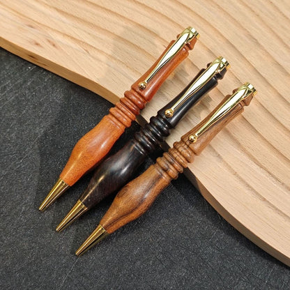 Ebony Wood Click Ballpoint Pen Creative Gift Wooden Pen Customizable Handmade