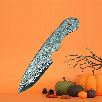 Kitchen Fruit Knife Blank Outdoor Blade DIY Tool Home Hobby Vg10 Damascus Steel