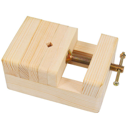 Wooden Multifunctional Mini Bench Vice Fixture Olive Seal Engrave Carve Clamp