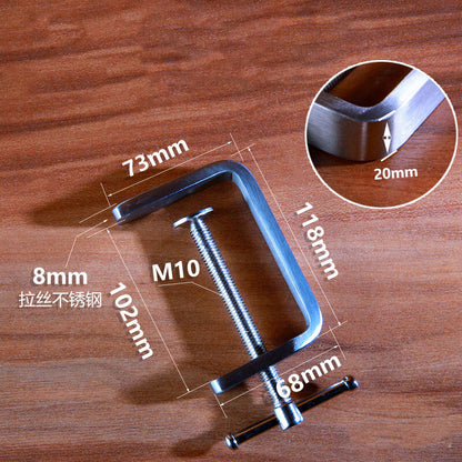 High Quality Stainless Steel G Clamp Leather Craft Woodwork C Joiner DIY Tools