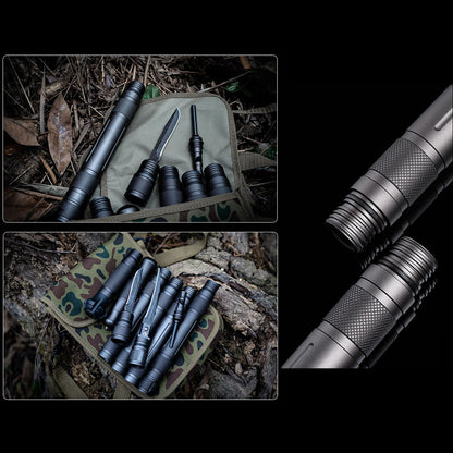Multifunctional Aluminum Hiking Poles Portable Outdoor Trekking Walking Stick