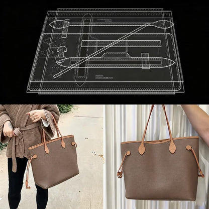 DIY Acrylic Templates for Leather Craft Shoulder Handbag Tote Bucket Bags