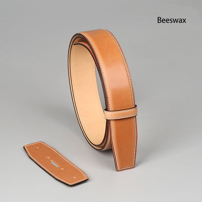 Top Vegetable Tanned Bridle Leather Belt Blank Material Hand Sewing Craft DIY