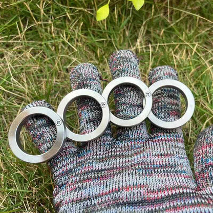 New Edition 201 Stainless Steel Mini Collector Ring EDC Decompression Toy