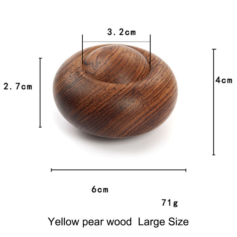 Luxury Wooden Craft Transfer Ball Finger Massager Hand Toy Relieve Pressure EDC