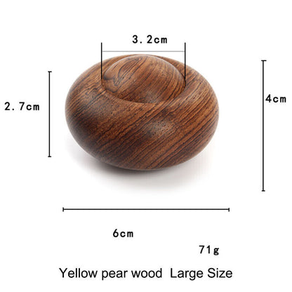 Luxury Wooden Craft Transfer Ball Finger Massager Hand Toy Relieve Pressure EDC