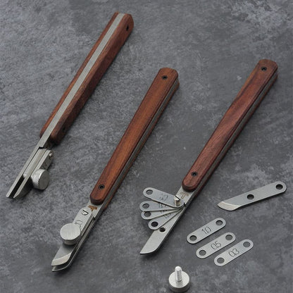 Adjustable Spacing 3mm-58mm Edge Creaser Guide Tool For Leather Craft DIY Work