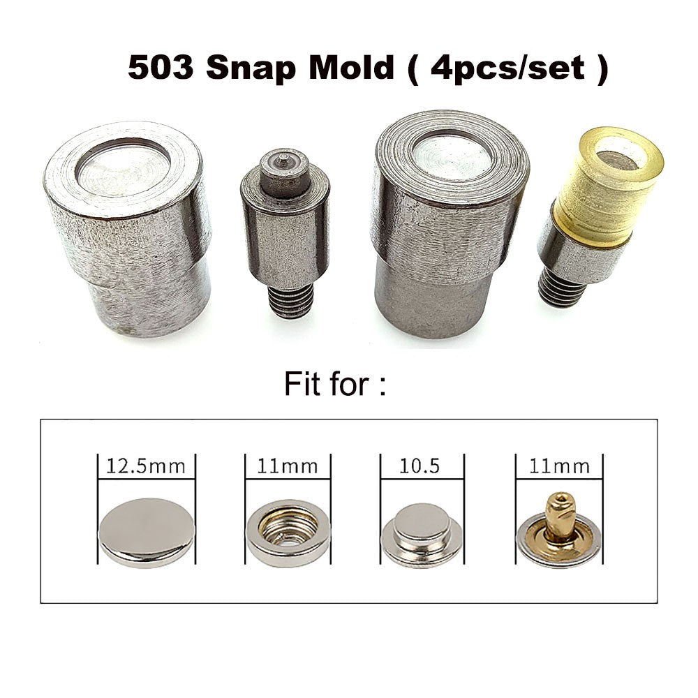 Manual Button Installation Machine Mute Stamping Snap Rivets Eyelet Mold Tools