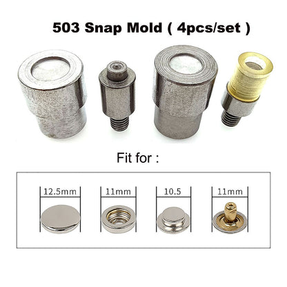 Manual Button Installation Machine Mute Stamping Snap Rivets Eyelet Mold Tools