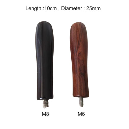Custom  Ebony or Rosewood Grip DIY Wooden Handle for Espresso Machine
