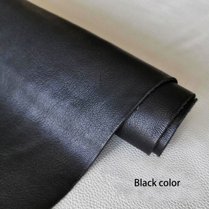 Oil Rich Vegetable Tanned Lychee Pattern Soft Genuine Leather Craft Material DIY 2~2.5mm Thickness