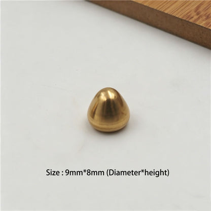 20pcs Solid Brass Pyramid Spikes Punk Rivets Studs Dog Collar Leather Craft DIY