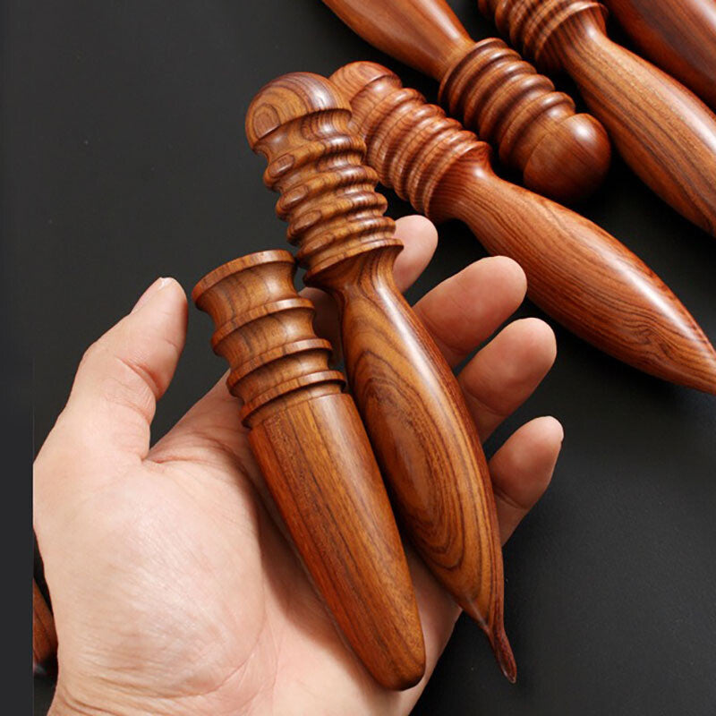 Blackwood Rosewood Edge Burnisher Multi-Size Grooves for Leathercraft Finishing