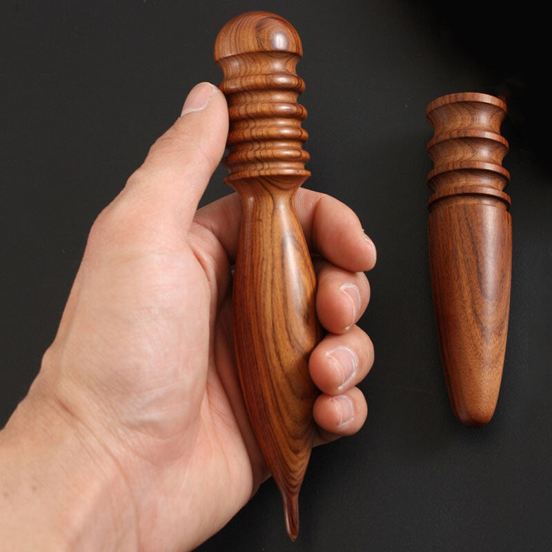 Blackwood Rosewood Edge Burnisher Multi-Size Grooves for Leathercraft Finishing
