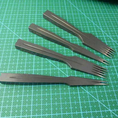French Style leather Craft Pricking Irons Stitching Lacing Punch Chisel Tool Mo