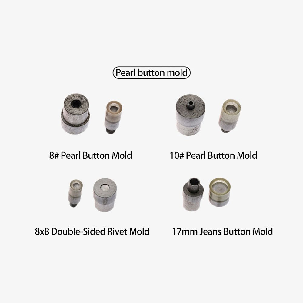 Manual Button Installation Machine Mute Stamping Snap Rivets Eyelet Mold Tools