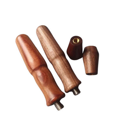 Custom Walnut or African Rosewood Grip DIY Wooden Handle for Espresso Machine