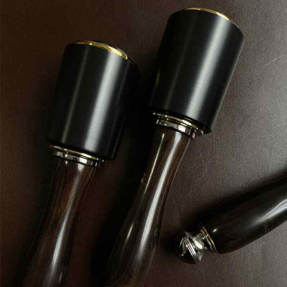 Leather Craft Carving Nylon Hammer Ebony Black Wooden Handle Workshop DIY Tools