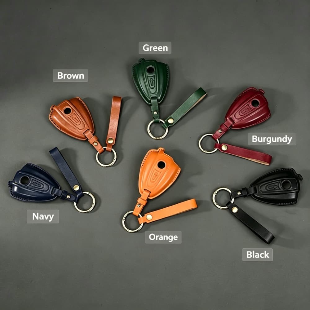 Handmade Genuine Leather Motorcycle Key Case for BMW R18