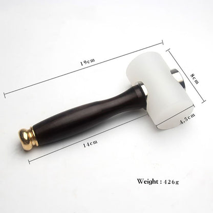 Leather craft Wooden Handle Carving Mallet DIY Stamping Tool Hammer Multi Size