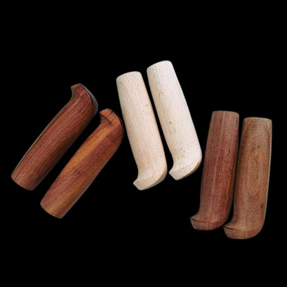 New Solid Wood Knife Handle Handlebar DIY Tool Wooden Knife Grip Craft Material