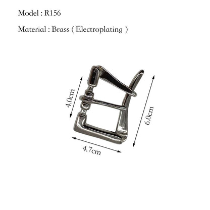 Solid Brass High End Casual Belt Buckle 40mm Pin Buckle Quick Release Accessory